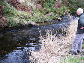 Fred Welsh walking the River Bervie 2009